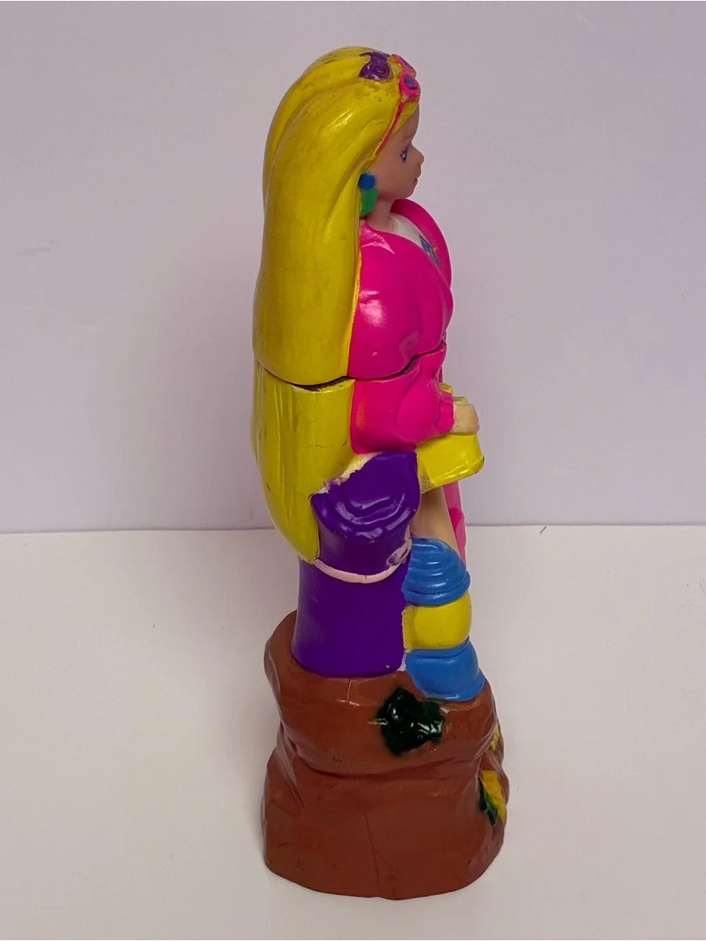 Barbie Camp Bottle Plastic Bubble Bath 9in Bottle (Empty) Mattel Vintage